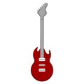 Isolated electric guitar icon Royalty Free Stock Photo