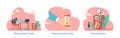 Isolated Elements with Characters Perform Employee Productivity Scenes, Refers To The Efficiency And Output Of Tasks