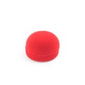 Isolated empty red ring box on white background Royalty Free Stock Photo