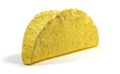 Isolated empty taco shell