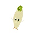 Isolated endive cartoon