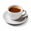 Isolated Espresso Cup On White Background