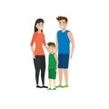 Isolated family members vector design