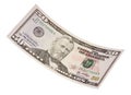 Isolated Fifty Dollar Bill Royalty Free Stock Photo