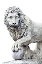 Isolated figure of Lion located in Florence Royalty Free Stock Photo