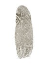 Fingerprint on white Royalty Free Stock Photo