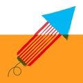 Isolated firework icon