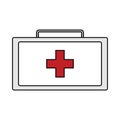 Isolated first aid kit icon