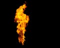 Isolated fire column