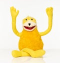 Flat Eric raising both arms in the air Royalty Free Stock Photo