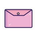 Isolated folder icon school supply icon Royalty Free Stock Photo