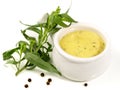 Sauce Bearnaise on white Background - Isolated Royalty Free Stock Photo