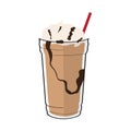 Isolated frappe icon