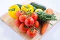 Isolated fresh vegetables Royalty Free Stock Photo