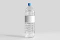 Fresh Water Bottle with Blank Label 3D Rendering Royalty Free Stock Photo