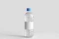 Fresh Water Bottle with Blank Label 3D Rendering Royalty Free Stock Photo