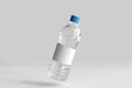 Fresh Water Bottle with Blank Label 3D Rendering Royalty Free Stock Photo