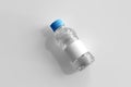 Fresh Water Bottle with Blank Label 3D Rendering Royalty Free Stock Photo