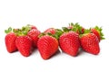 Isolated fruits - Strawberries Royalty Free Stock Photo