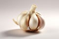 Isolated Garlic on Transparent background. AI