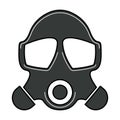 Isolated gas mask icon Royalty Free Stock Photo