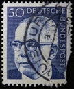 Isolated German Stamp