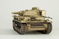 German Pz.Kpfw.IV ausf.F tank model Royalty Free Stock Photo