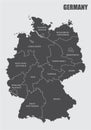 Germany regions map