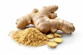 Isolated Ginger on transparent Background, AI