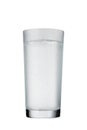 Isolated glass of fresh water Royalty Free Stock Photo