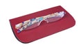 Isolated glasses case