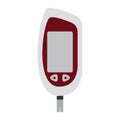 Isolated glucometer icon