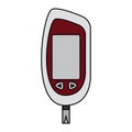 Isolated glucometer icon