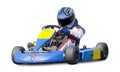 Isolated Go Kart Racer Royalty Free Stock Photo