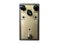 Isolated gold modern overdrive stomp box effect. Royalty Free Stock Photo