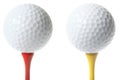 Isolated Golf Balls Royalty Free Stock Photo
