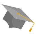 Isolated graduation cap icon