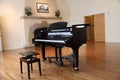 Isolated Grand Piano Royalty Free Stock Photo