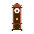 Isolated grandfather clock.