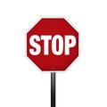 Isolated Graphic Stop Sign