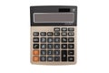 Isolated Gray calculator on white background.