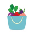 Isolated grocery bag icon
