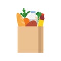 Isolated grocery bag icon Royalty Free Stock Photo