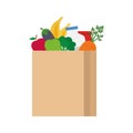 Isolated grocery bag icon Royalty Free Stock Photo