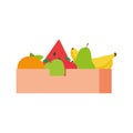 Isolated grocery bag icon Royalty Free Stock Photo