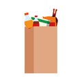 Isolated grocery bag icon Royalty Free Stock Photo