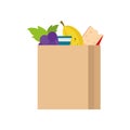 Isolated grocery bag icon Royalty Free Stock Photo