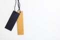 Isolated group of blank price tag Royalty Free Stock Photo