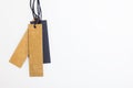 Isolated group of blank price tag Royalty Free Stock Photo