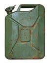 Isolated Grungy Jerry Can Royalty Free Stock Photo